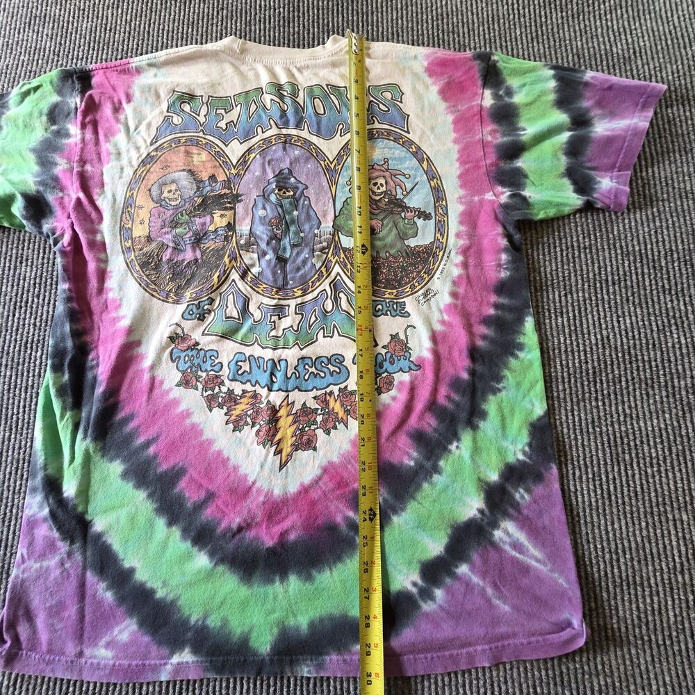 Grateful Dead 1993 The Endless Tour Seasons of the Dead shirt tie dye XL - Picture 9 of 10